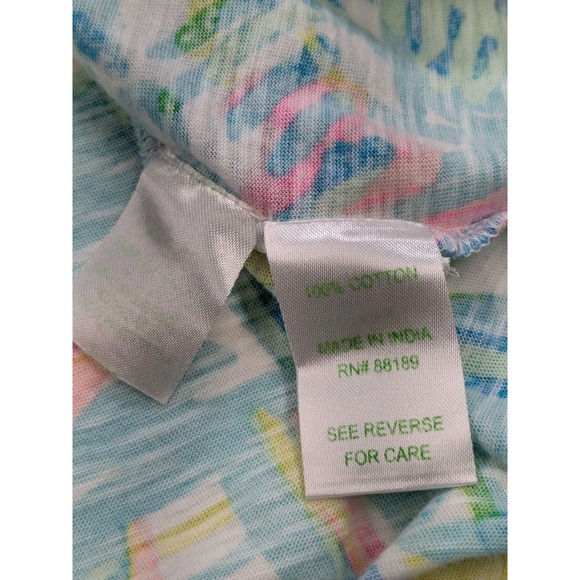 Lilly Pulitzer Essie Colorful Sleeveless Summer Preppy Nautical Size XXS A076 - Picture 7 of 9